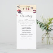 Whimsical-programma's met vrije gedistilleerde dra programmakaart (Staand voorkant)