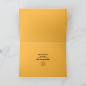 Whimsical Pumpkin-pleister op Bleke geel Halloween Kaart (Binnen)