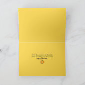 Whimsical Pumpkin-pleister Pyramid Halloween Card Kaart (Binnen)