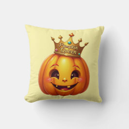 Whimsical Pumpkin Queen Fall Decor Pillow Kussen
