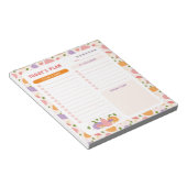 Whimsical Pumpkins dagelijks te doen lijst planner Notitieblok (Schuin)