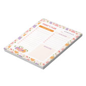 Whimsical Pumpkins dagelijks te doen lijst planner Notitieblok (Linkerzijde)
