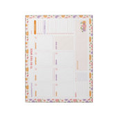 Whimsical Pumpkins Weekly to Do Lijst Planner Notitieblok (Linkerzijde)