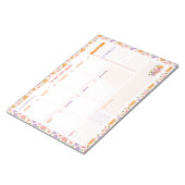 Whimsical Pumpkins Weekly to Do Lijst Planner Notitieblok (Schuin)