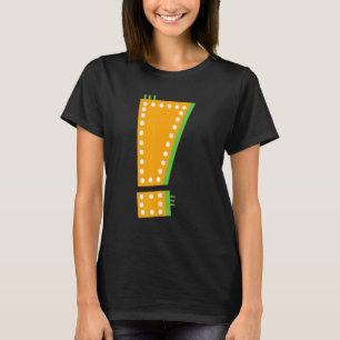 Whimsical Punctution-vraagteken T-shirt