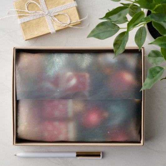 Whimsical Puppy in Kerstmis Pet Vakantie Decoupage Tissuepapier (Geschenk)