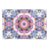 Whimsical Purple Blue Pink Colorful Pattern Kussensloop (Voorkant)