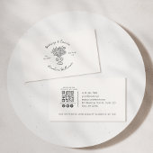 Whimsical, QR-code Event Planning Visitekaartje