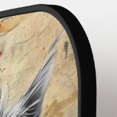 *~* Whimsical Quirky Cat AP68 Floral 17 FOTO Pickleball Paddle (Links Detail)