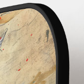 *~* Whimsical Quirky Cat AP68 Floral 3 FOTO Pickleball Paddle (Links Detail)