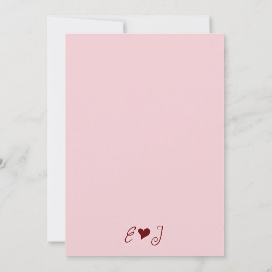 Whimsical Quirky Squiggles Pink Save the Date Kaart (Achterkant)