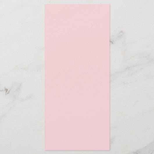 Whimsical Quirky Squiggles Roze Bruiloft Menu (Achterkant)