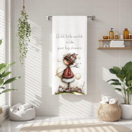 Whimsical Quote and Girl Strandlaken