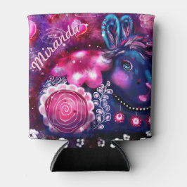 Whimsical Rabbit 'Glamour Bunny' Roze Paarse Blikjeskoeler