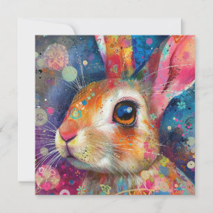 Whimsical Rabbit: Notecards voor elke gelegenheid Feestdagenkaart