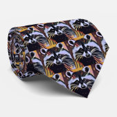 Whimsical Raccoon - een Natuur geïnspireerd design Stropdas (Opgerold)