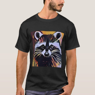 Whimsical Raccoon - een Natuur geïnspireerd design T-shirt