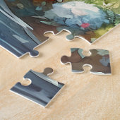 Whimsical Rainbow Earth Fantasy Scene Legpuzzel (Zijkant)