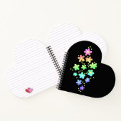 Whimsical Rainbow Flowers Notitieboek (Binnen)