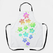 Whimsical Rainbow Flowers Schort (Voorkant)