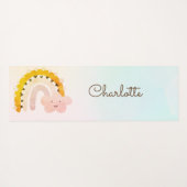 Whimsical Rainbow Gepersonaliseerd Yogamat (Achterkant (horizontaal))