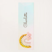 Whimsical Rainbow Gepersonaliseerd Yogamat (Achterkant)