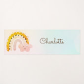 Whimsical Rainbow Gepersonaliseerd Yogamat (Voorkant (horizontaal))