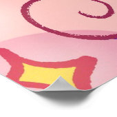 Whimsical Rainbow Hair Elf Poster (Hoek)