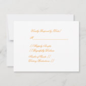 Whimsical Rainbow Squirrel Birthday Response Card RSVP Kaartje (Achterkant)