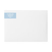 Whimsical Rainbow Wrap Around Adres Label (Voorkant)