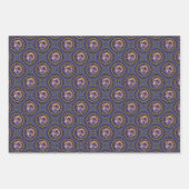 Whimsical Ram Astrologie Mandala Geometrische Tege Inpakpapier Vel (Voorkant 3)