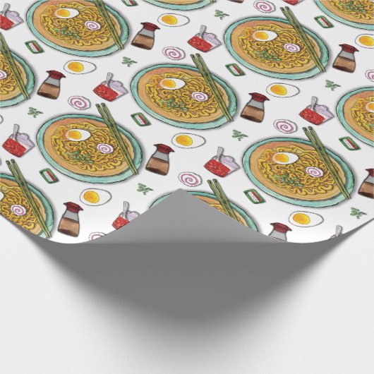 Whimsical Ramen Cadeaupapier (Hoek)