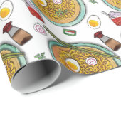 Whimsical Ramen Cadeaupapier (Rol Hoek)
