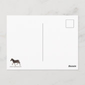 Whimsical Red Fox Briefkaart (Achterkant)