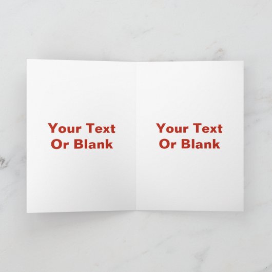 Whimsical Red Fox Kaart (Binnen)