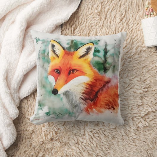 Whimsical Red Fox Kussen (Deken)