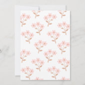 Whimsical Red Hair Ballerina Twee Tu Leuke Verjaar Kaart (Achterkant)