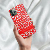 Whimsical Red Hearts Valentijnsdag op maat Case-Mate iPhone Case
