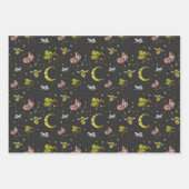 Whimsical Red kerstroom Pattern Wrapping Inpakpapier Vel (Voorkant 2)