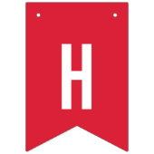 Whimsical Regenboog Multi Gekleurde Verjaardag Ban Vlaggetjes (Tweede vlag)