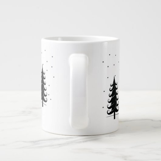 Whimsical Reindeer Grote Koffiekop (Achterkant)