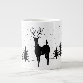 Whimsical Reindeer Grote Koffiekop