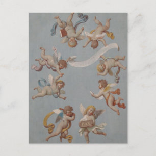 Whimsical Renaissance Cherub Angels Briefkaart