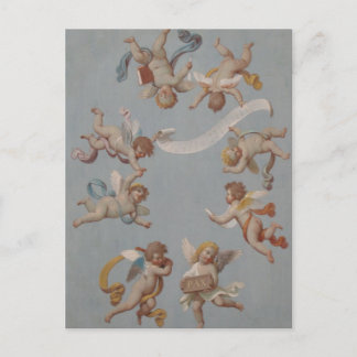 Whimsical Renaissance Cherub Angels Briefkaart