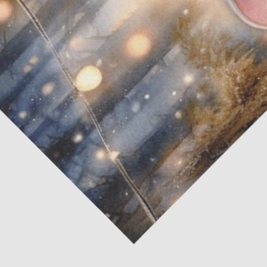 Whimsical Renaissance Mouse Enchanted Forest Tissuepapier (Detail)