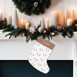 Whimsical Rendier Boho patroon Kleine Kerstsok