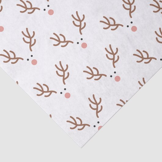 Whimsical Rendier Boho patroon Tissuepapier (Detail)