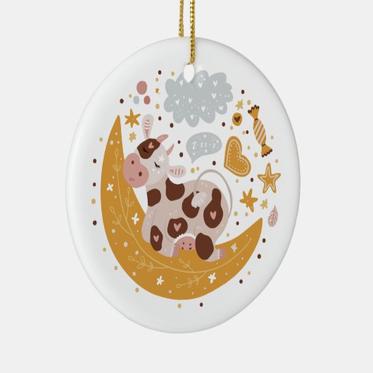 Whimsical Rendier Ornament (Rechts)