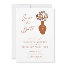 Whimsical Retro Boho Bloemen Bruiloft