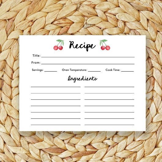 Whimsical Retro Cherries Vrijgezellenfeest Recept